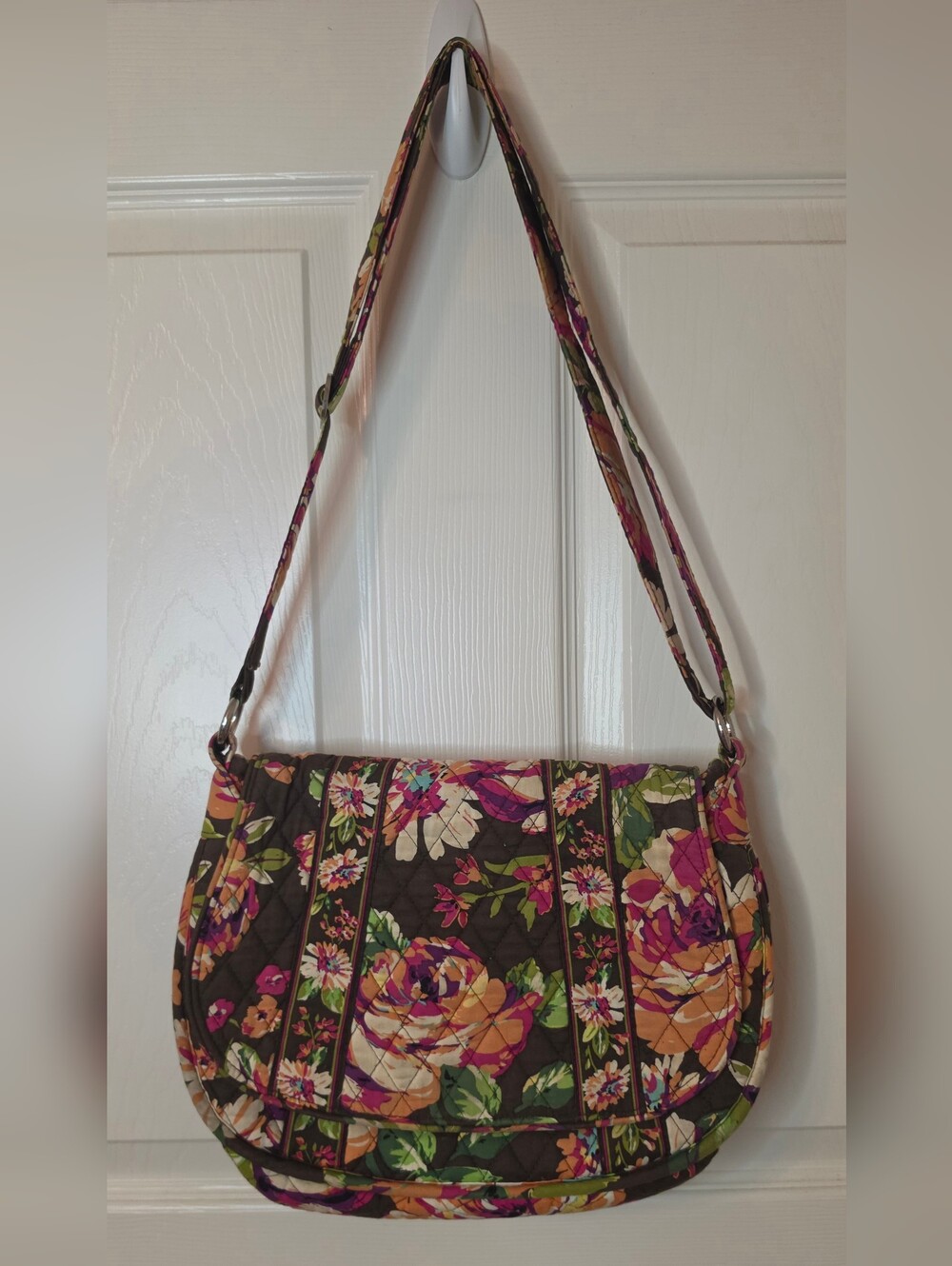 Vera Bradley Quilted Floral Crossbody Bag